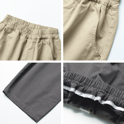 ベーシック綿スラックス