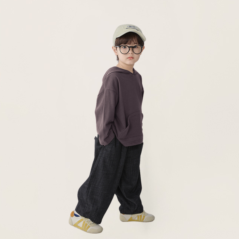 フード付きプルオーバー