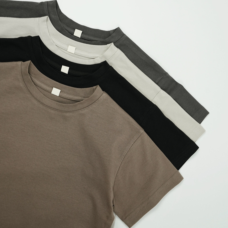 裾デザイン半袖Tシャツ
