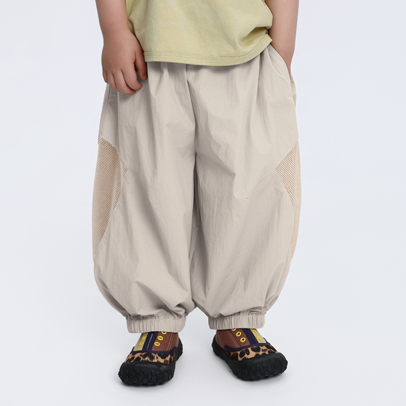 メッシュ切替速乾ゴムパンツ