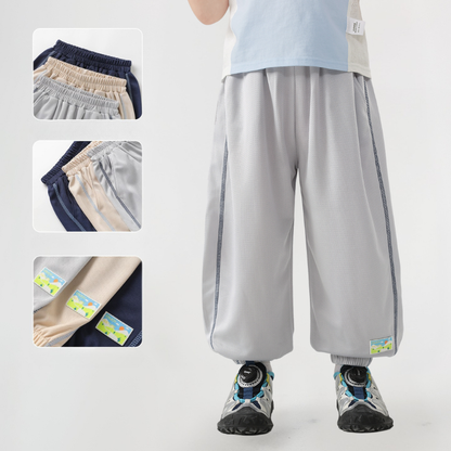 速乾素材ゴム裾スウェットパンツ