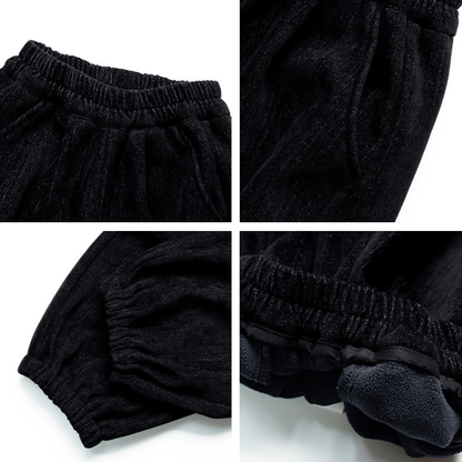 デニム風裏ボアパンツ