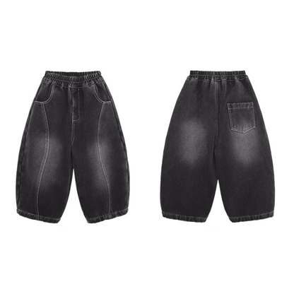 ヴィンテージ加工裏ボアデニムパンツ