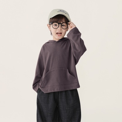 フード付きプルオーバー