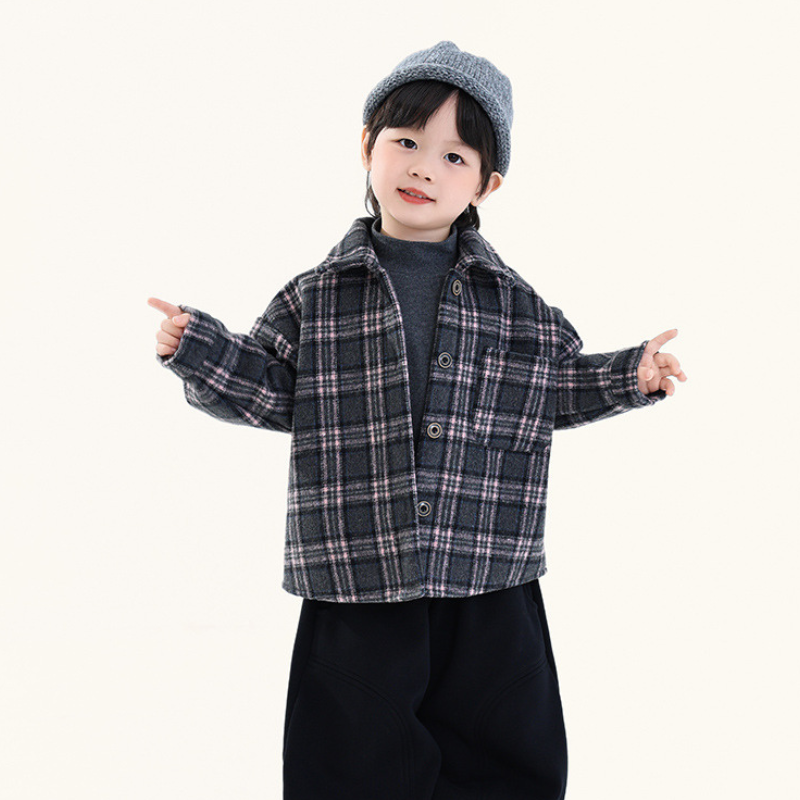 チェック裏ボアシャケット