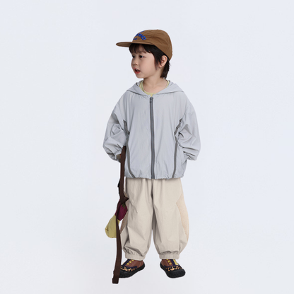 メッシュ切替速乾ゴムパンツ