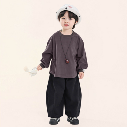 綿100%ゆったりパンツ