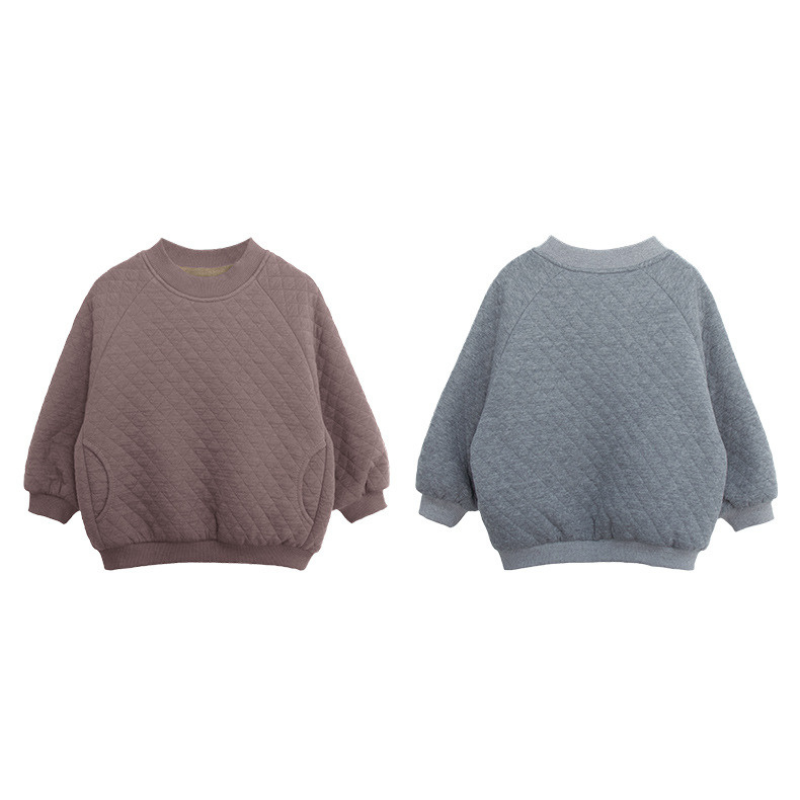 裏ボアキルティングスウェット