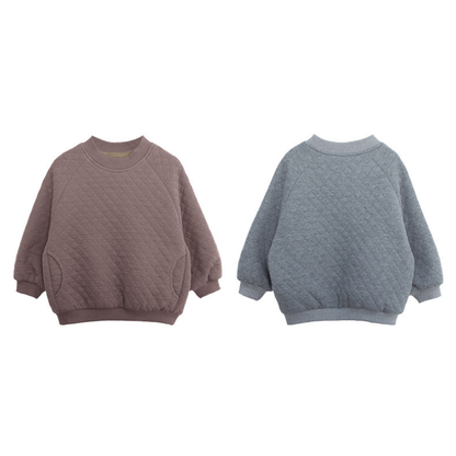 裏ボアキルティングスウェット