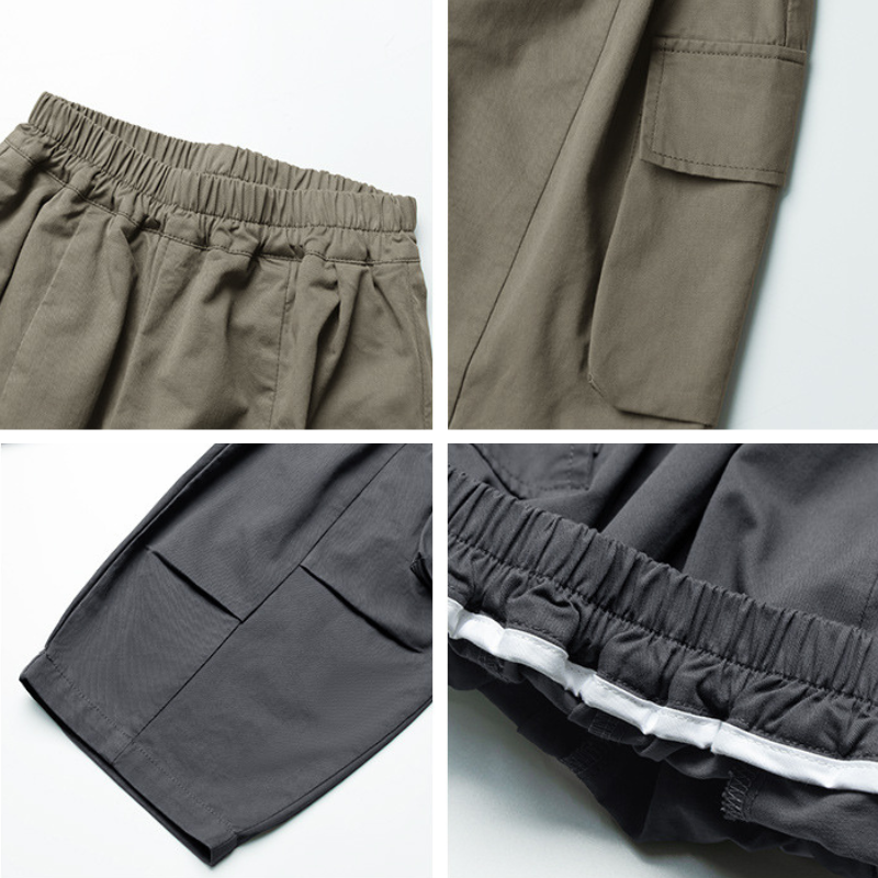 片側ポケットカジュアルパンツ