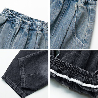 2色ヴィンテージカラーデニムパンツ