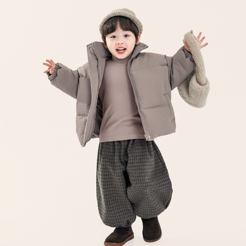 テクスチャード中綿ジャケット