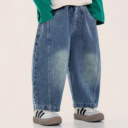 ヴィンテージ加工デニムパンツ