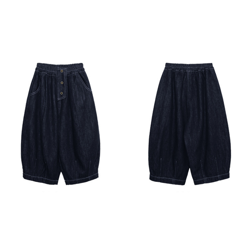 縦3ボタンデニムパンツ