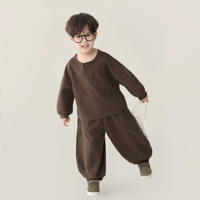 ヘンリーネックスウェットセットアップ