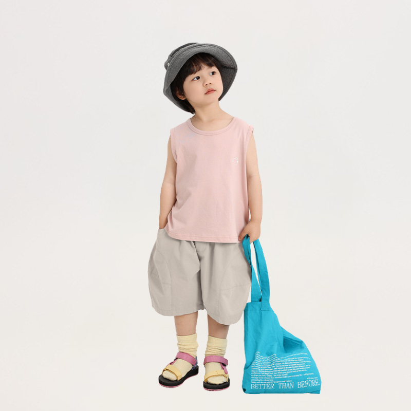 シンプル純綿ショートパンツ