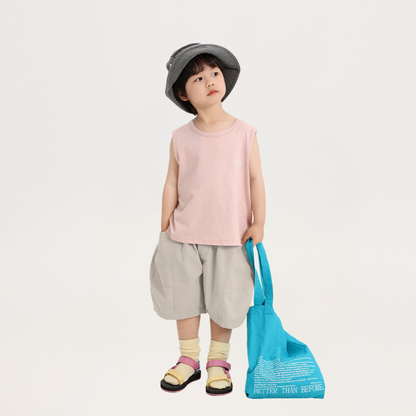 シンプル純綿ショートパンツ