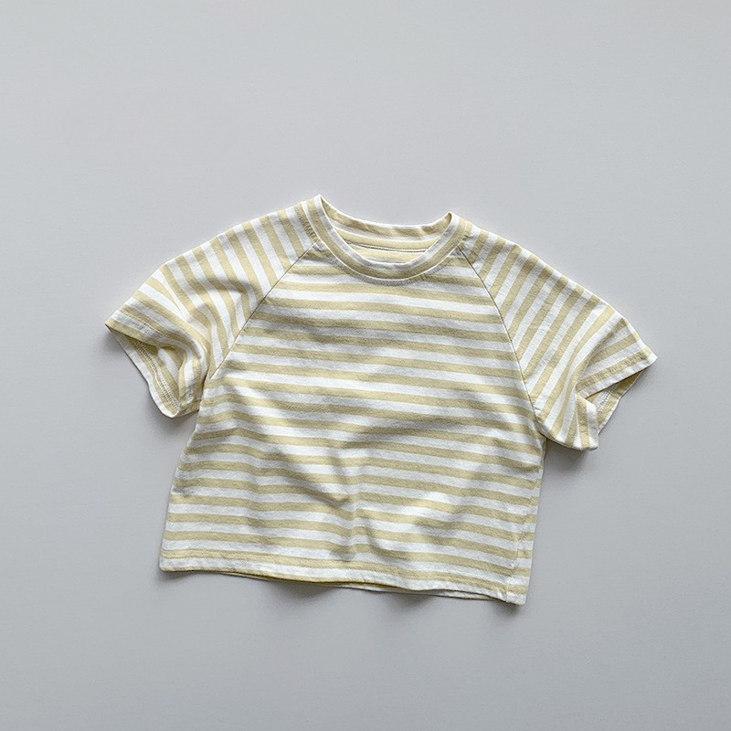 マカロンカラーボーダーTシャツ