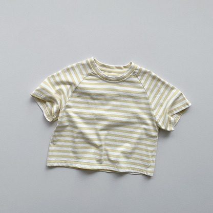 マカロンカラーボーダーTシャツ