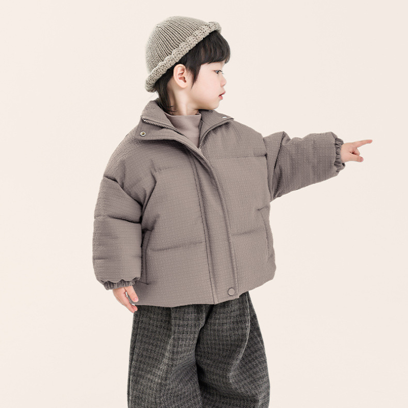 テクスチャード中綿ジャケット