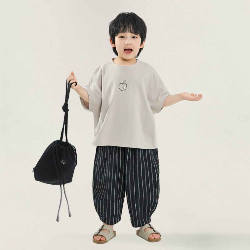 ストライプバルーンパンツ
