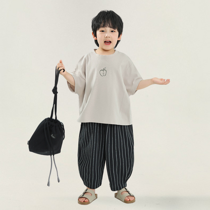 ストライプバルーンパンツ
