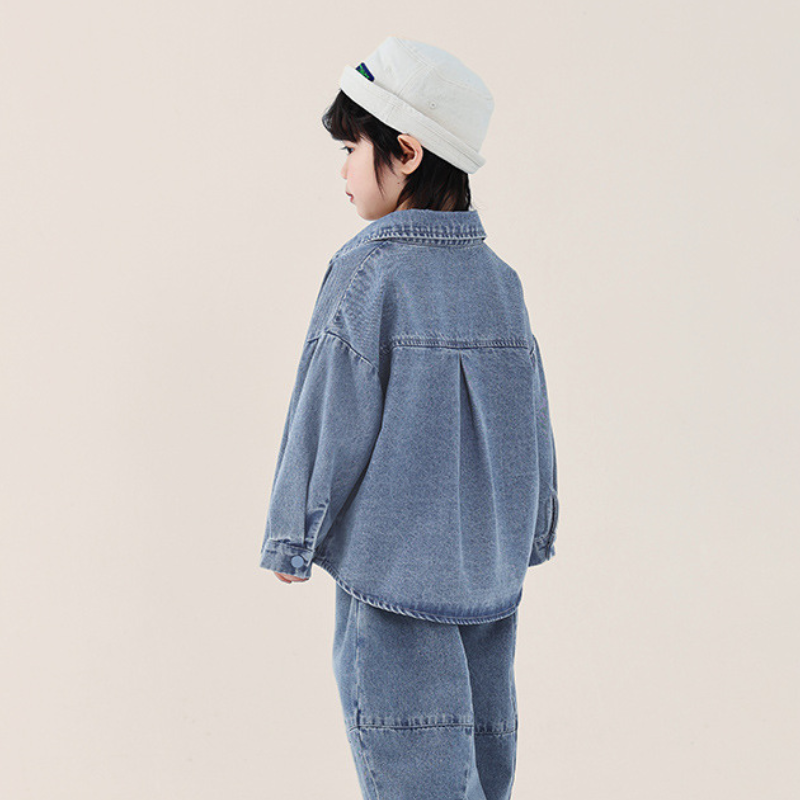 純色デニムジャケット