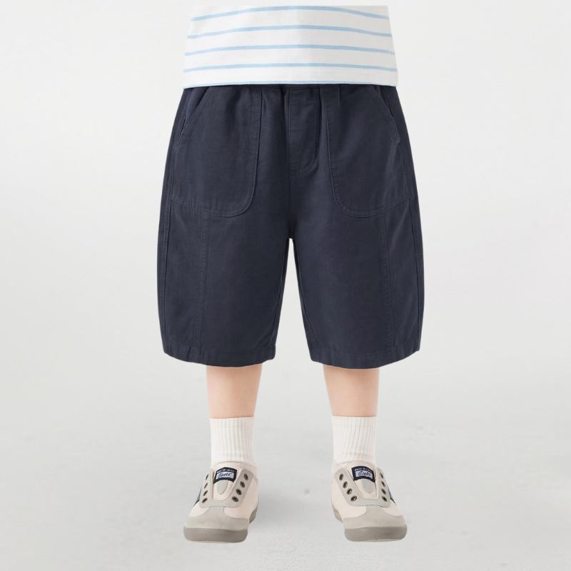丈夫純棉七分パンツ
