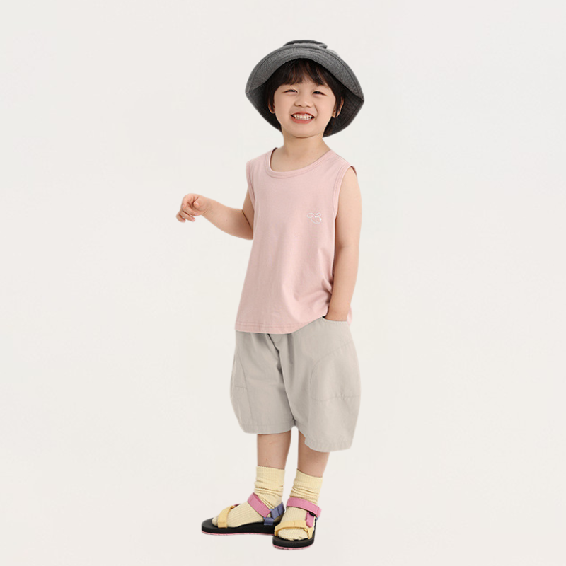 シンプル純綿ショートパンツ