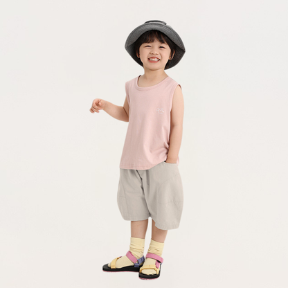シンプル純綿ショートパンツ