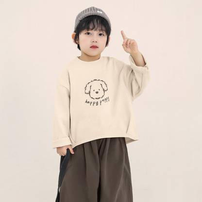 ワンちゃんプリントTシャツ