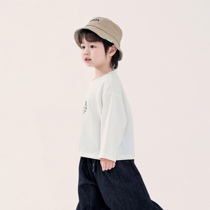 綿100%ベーシックロンT