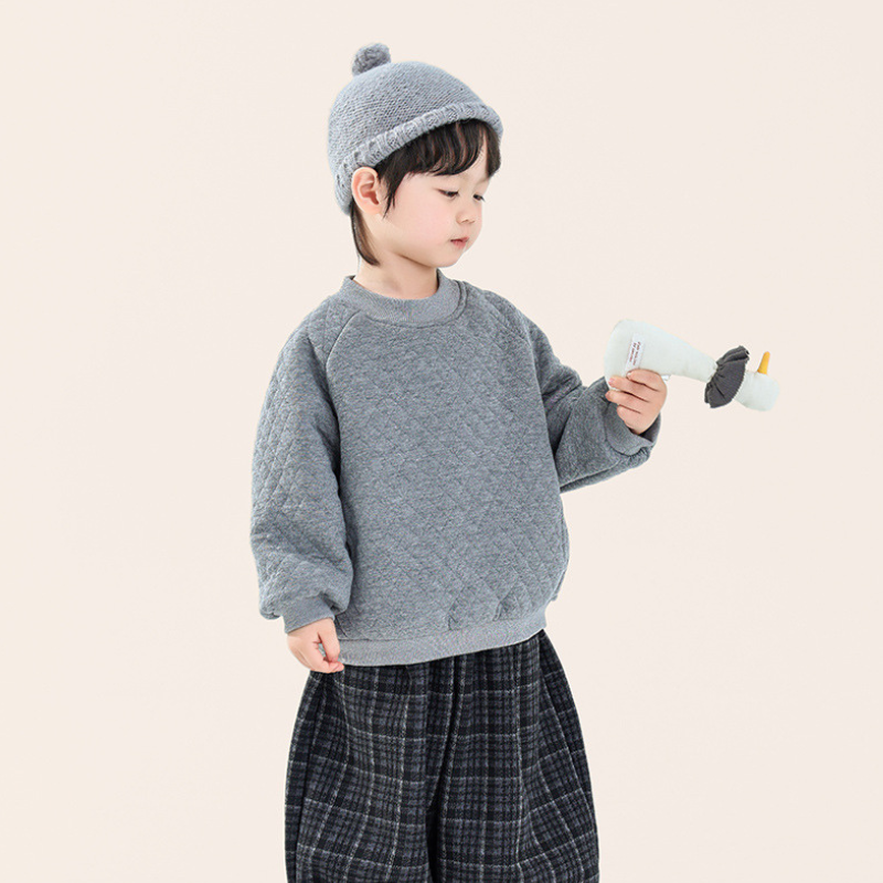 裏ボアキルティングスウェット