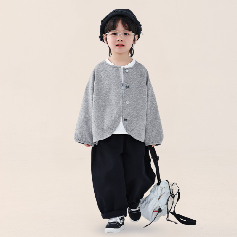 バックポケット刺繍コットンパンツ