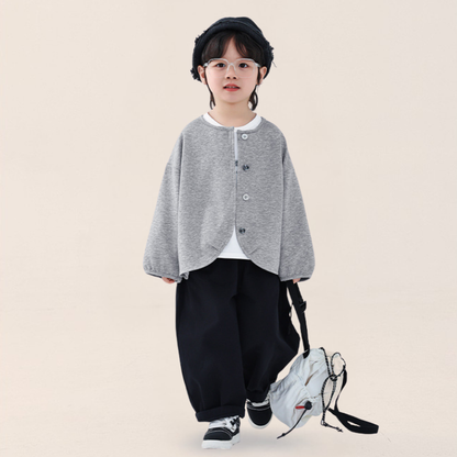 バックポケット刺繍コットンパンツ