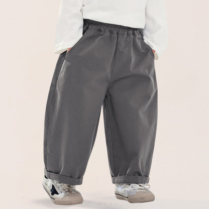 ベーシック綿スラックス