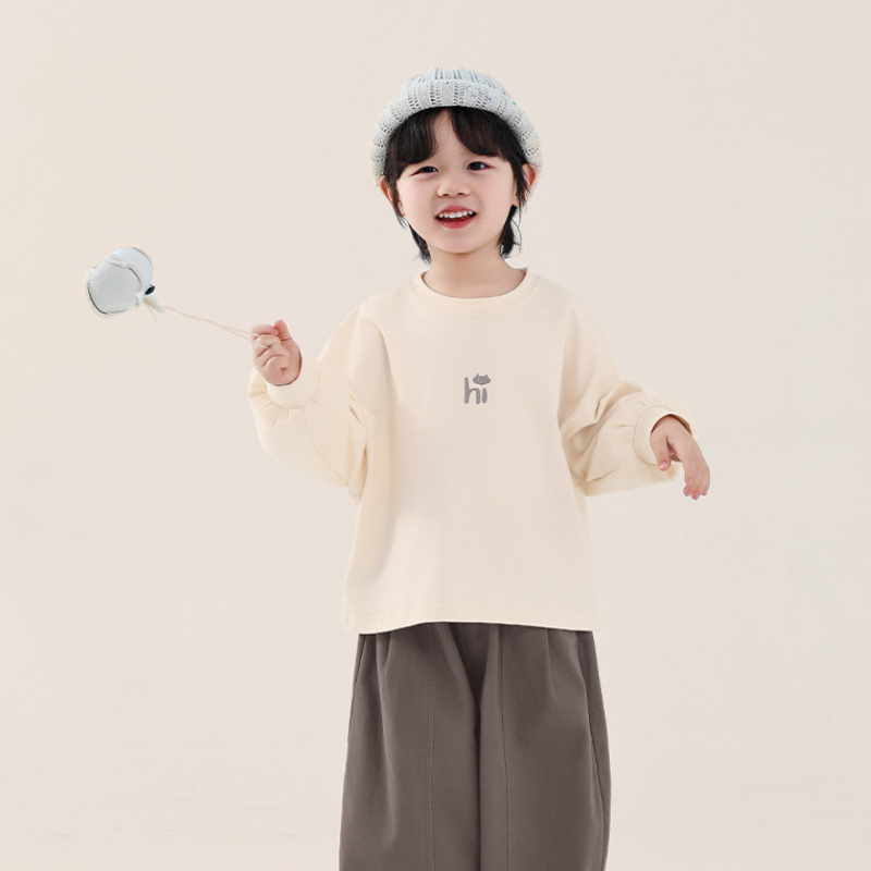 純棉クルーネックTシャツ