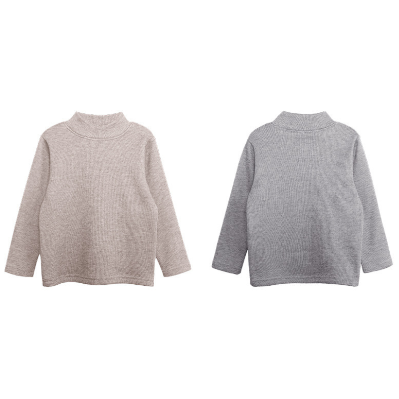 かすか縦ストライプ裏ボアインナー