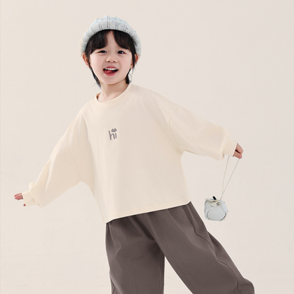 純棉クルーネックTシャツ