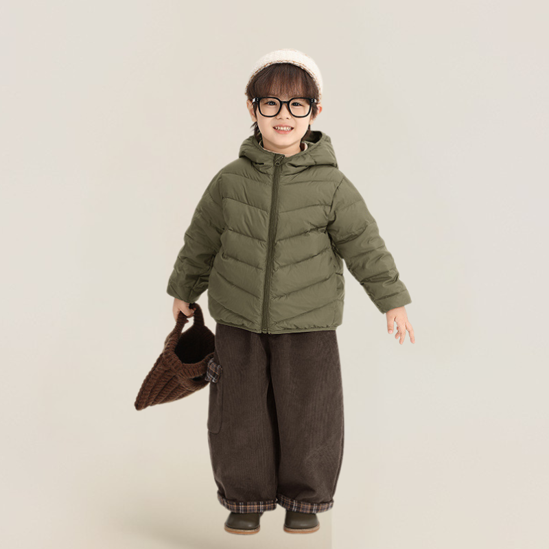 裏ボアチェックロールアップコーデュロイパンツ