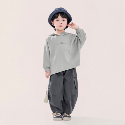 片側ポケットカジュアルパンツ