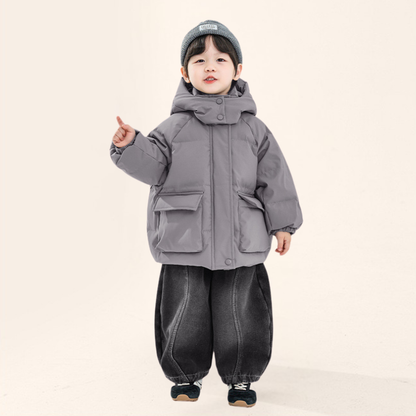 ヴィンテージ加工裏ボアデニムパンツ