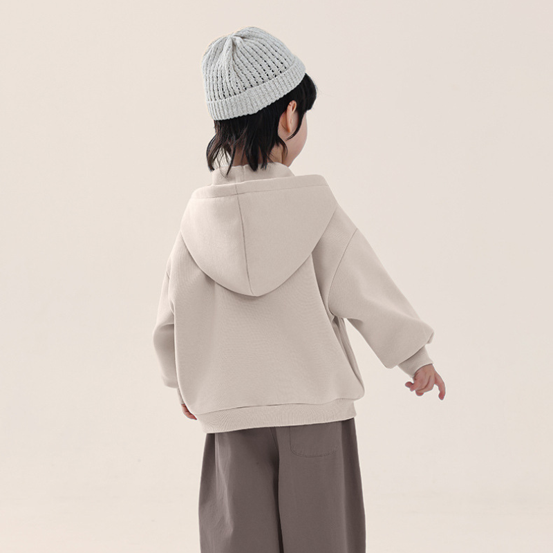 小文字ロゴジップアップパーカー