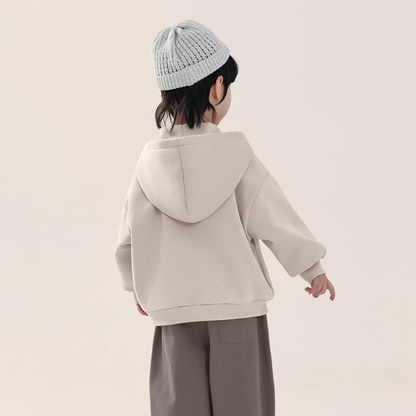 小文字ロゴジップアップパーカー