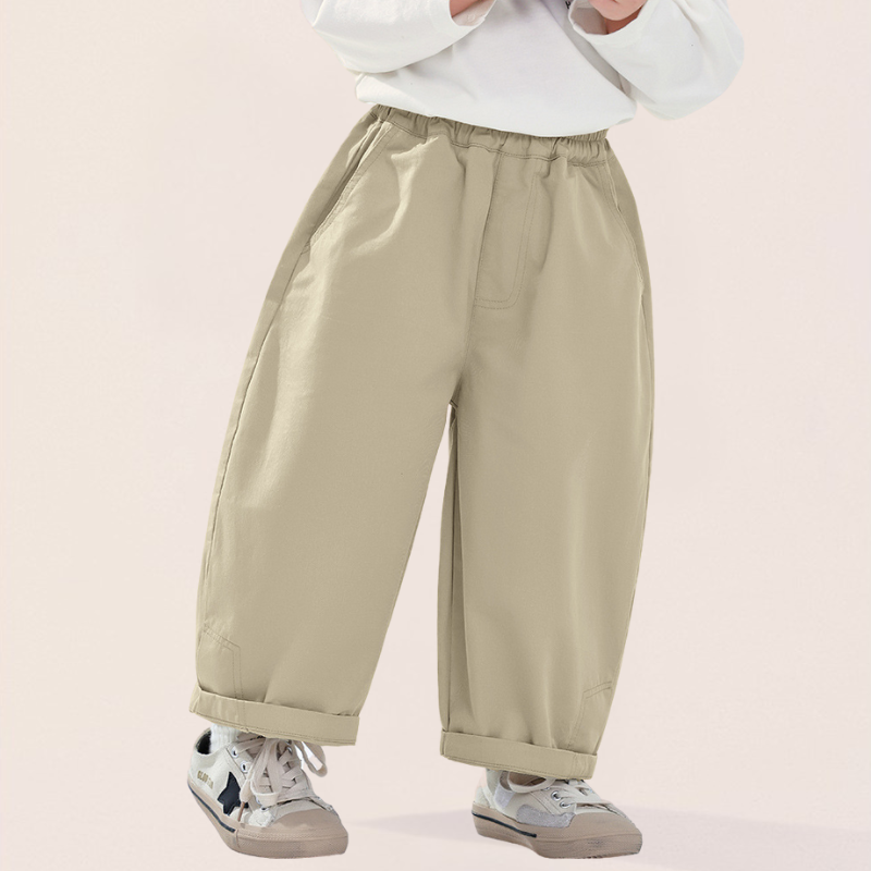 ベーシック綿スラックス