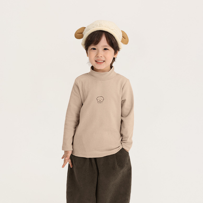 ワンポイントプリントハーフタートルカットソー