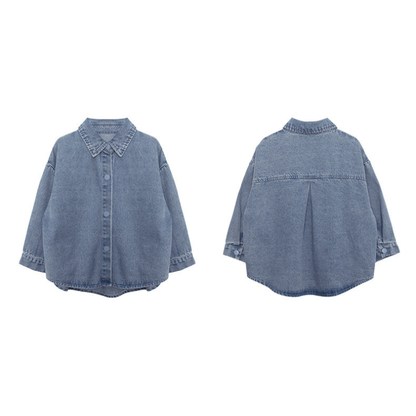 純色デニムジャケット