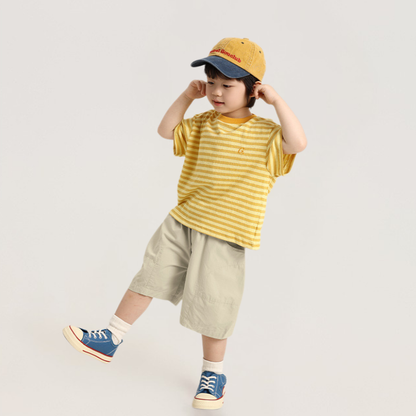 シンプル純綿ショートパンツ