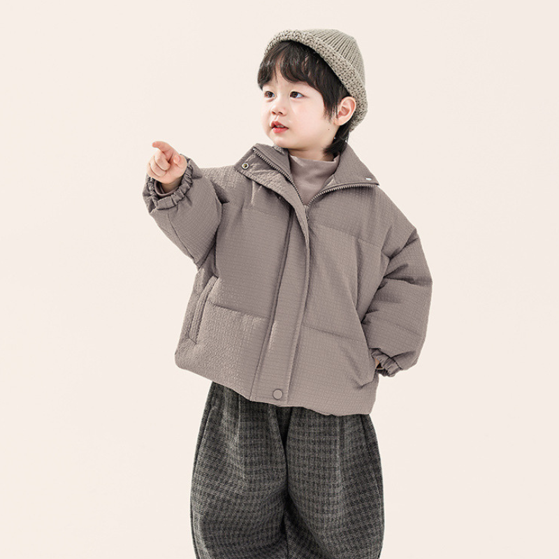 テクスチャード中綿ジャケット