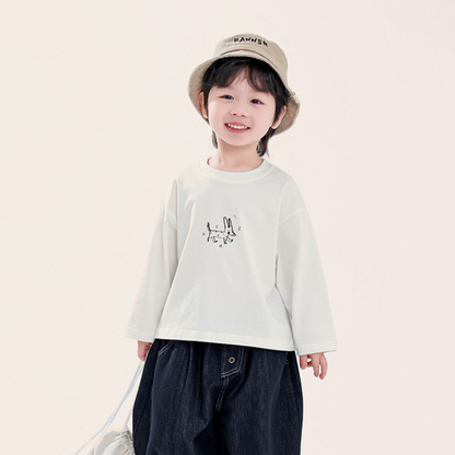 綿100%ベーシックロンT